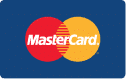 The MasterCard logo features overlapping red and yellow circles against a blue backdrop, reminiscent of the seamless efficiency one expects from managed web hosting.